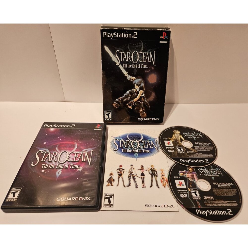 Star Ocean: Til the End of Time (Sony PlayStation 2 PS2) CIB With Outer Box